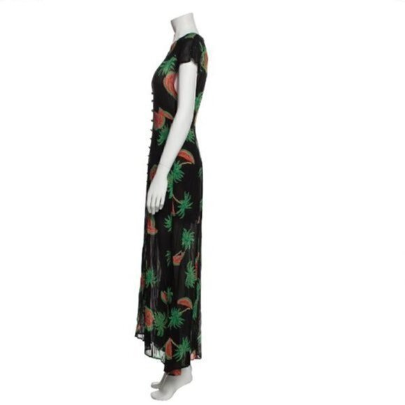 Reformation Womens Button Front Hydrangea Midi Dress size XS - Picture 16 of 16